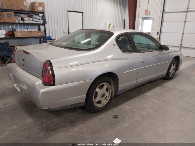 Aukcja sprzedaży 2001 Chevrolet Monte Carlo Ls, vin: 2G1WW12E219200868, numer aukcji: 45326504