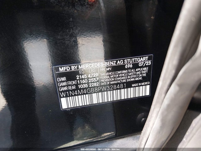 W1N4M4GB8PW328481 Mercedes-Benz GLB 250