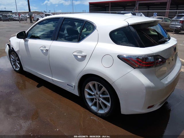 Продаж на аукціоні авто 2012 Lexus Ct 200h Premium, vin: JTHKD5BH3C2112411, номер лоту: 45326679