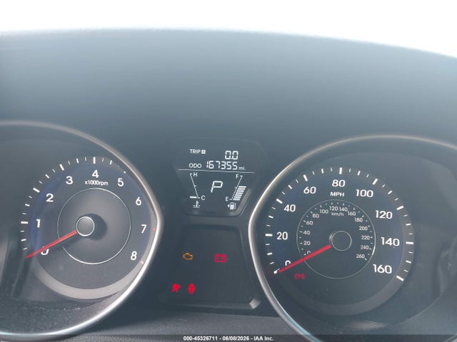 45326711 :رقم المزاد ، 5NPDH4AE7CH073434 vin ، 2012 Hyundai Elantra Gls مزاد بيع