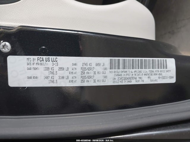 Dodge Grand Caravan Se 2019 2C4RDGBGXKR676740 Image 9