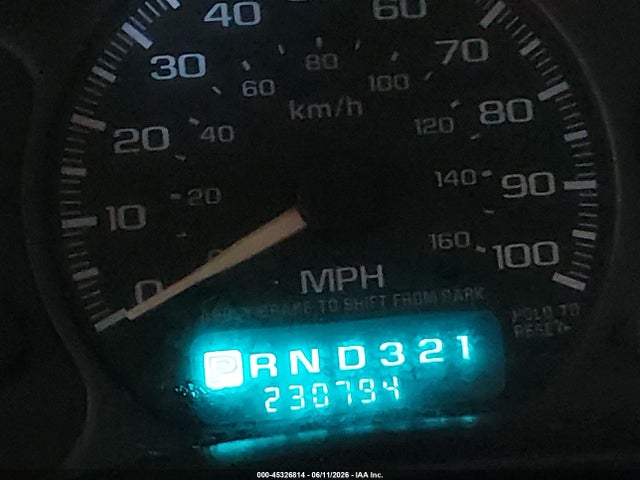 Продаж на аукціоні авто 2002 Chevrolet Tahoe Lt, vin: 1GNEK13Z32R227222, номер лоту: 45326814