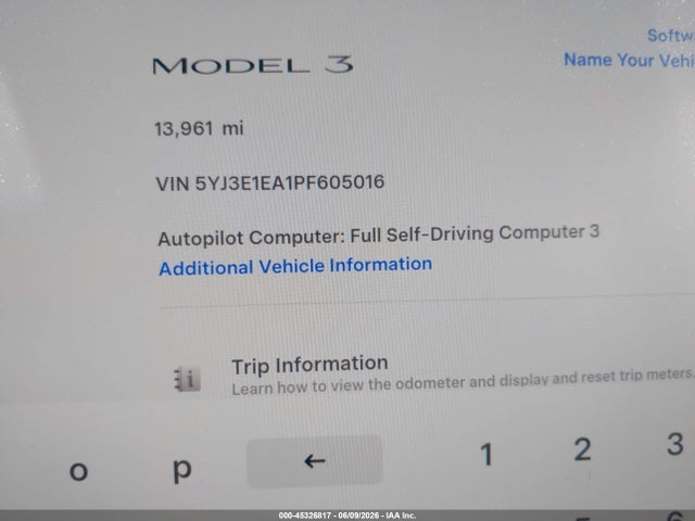 Tesla Model 3 Rear-wheel Drive 2023 5YJ3E1EA1PF605016 Image 15
