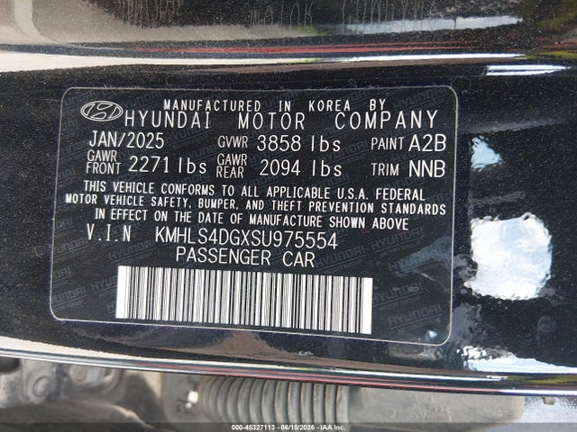 Hyundai Elantra Sel Convenience 2025 KMHLS4DGXSU975554 Image 9