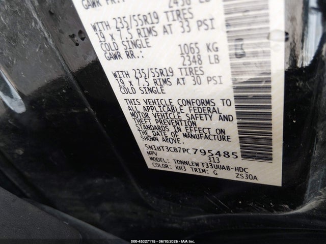 5N1BT3CB7PC795485 Nissan Rogue Sl Intelligent Awd