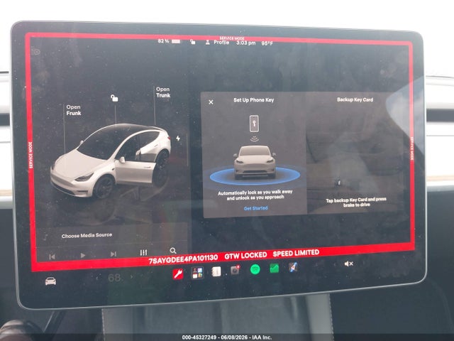 Продажа на аукционе авто 2023 Tesla Model Y Awd/long Range Dual Motor All-wheel Drive, vin: 7SAYGDEE4PA101130, номер лота: 45327249