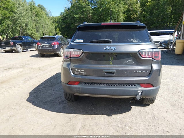 45327604 :رقم المزاد ، 3C4NJDCB9JT316329 vin ، 2018 Jeep Compass Limited 4x4 مزاد بيع