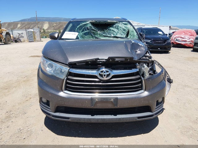 2016 Toyota Highlander Xle V6 მანქანა იყიდება აუქციონზე, vin: 5TDJKRFHXGS295342, აუქციონის ნომერი: 45327690