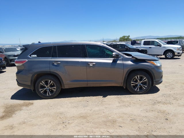 2016 Toyota Highlander Xle V6 მანქანა იყიდება აუქციონზე, vin: 5TDJKRFHXGS295342, აუქციონის ნომერი: 45327690