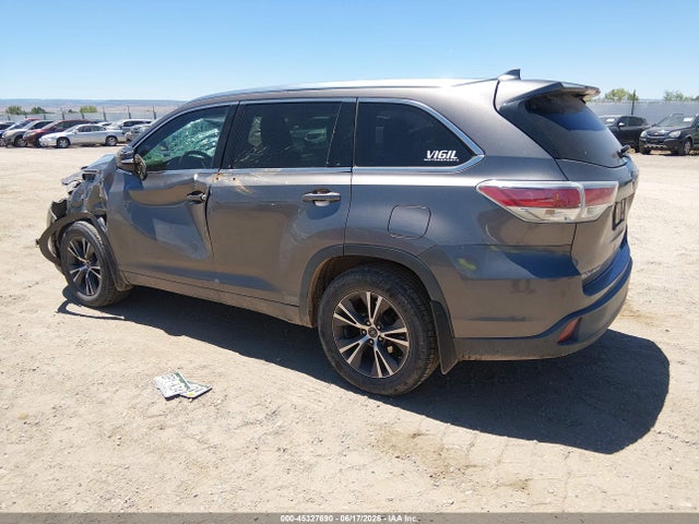 2016 Toyota Highlander Xle V6 მანქანა იყიდება აუქციონზე, vin: 5TDJKRFHXGS295342, აუქციონის ნომერი: 45327690