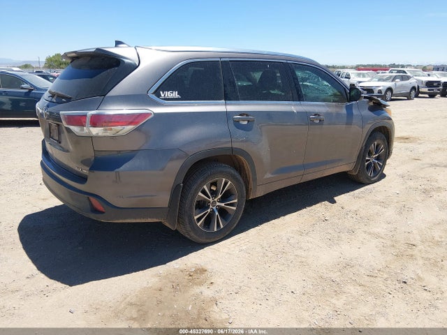 2016 Toyota Highlander Xle V6 მანქანა იყიდება აუქციონზე, vin: 5TDJKRFHXGS295342, აუქციონის ნომერი: 45327690