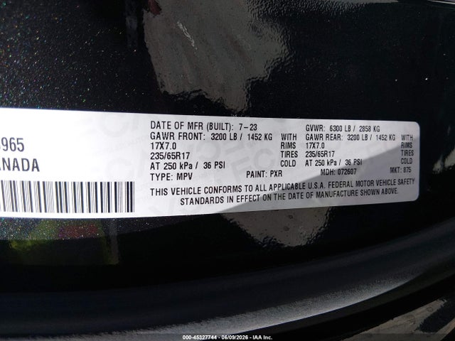 Chrysler Pacifica Hybrid Touring L 2023 2C4RC1L75PR608965 Image 9