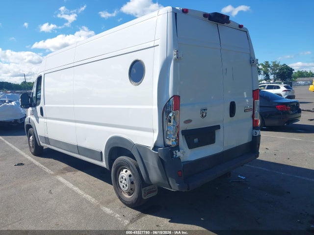 Продажа на аукционе авто 2018 Ram Promaster 2500 High Roof 159 Wb, vin: 3C6TRVDG5JE101042, номер лота: 45327780