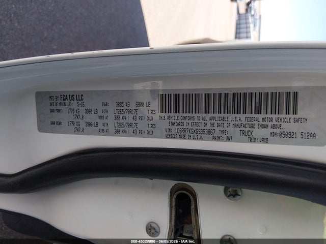 RAM 1500 2016 1C6RR7KGXGS353867 Image 9
