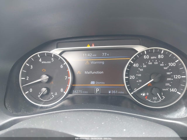 45327933 :رقم المزاد ، 1N4BL4DV5SN308936 vin ، 2025 Nissan Altima Sv Fwd مزاد بيع