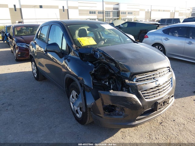 Auction sale of the 2016 Chevrolet Trax Ls, vin: 3GNCJKSB6GL218212, lot number: 45327944