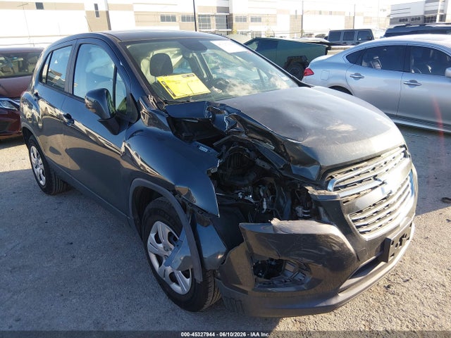 Продажа на аукционе авто 2016 Chevrolet Trax Ls, vin: 3GNCJKSB6GL218212, номер лота: 45327944