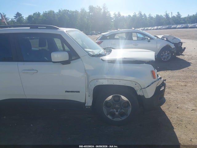 2016 Jeep Renegade Latitude მანქანა იყიდება აუქციონზე, vin: ZACCJABW2GPD26517, აუქციონის ნომერი: 45328024