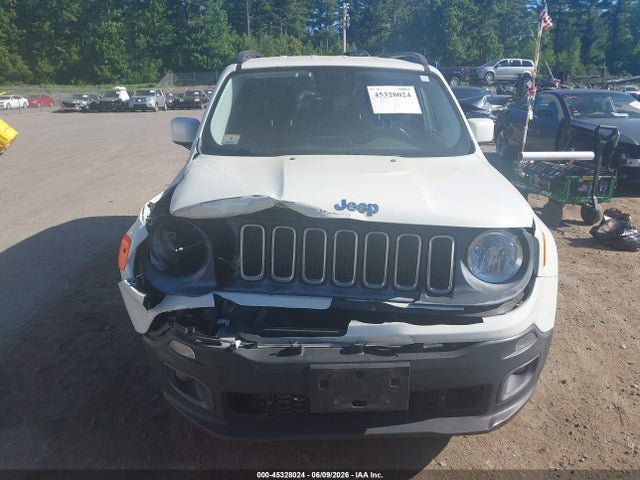2016 Jeep Renegade Latitude მანქანა იყიდება აუქციონზე, vin: ZACCJABW2GPD26517, აუქციონის ნომერი: 45328024