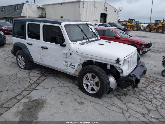 Продажа на аукционе авто 2020 Jeep Wrangler Unlimited Sport S 4x4, vin: 1C4HJXDG3LW299341, номер лота: 45328088