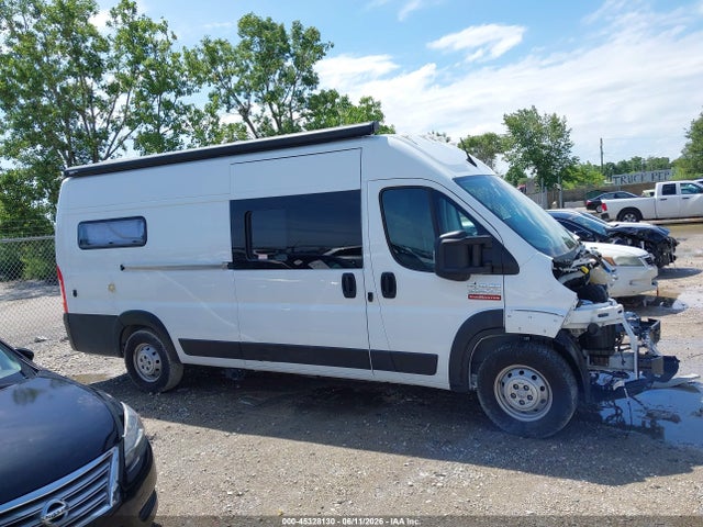 45328130 :رقم المزاد ، 3C6MRVJG9NE104444 vin ، 2022 Ram Promaster 3500 Cargo Van High Roof 159 Wb Ext مزاد بيع