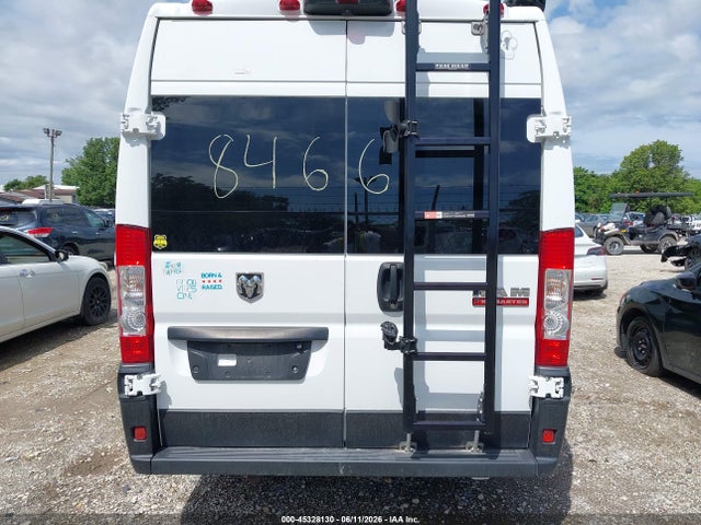 45328130 :رقم المزاد ، 3C6MRVJG9NE104444 vin ، 2022 Ram Promaster 3500 Cargo Van High Roof 159 Wb Ext مزاد بيع