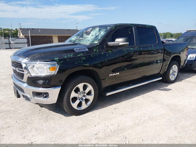 2021 Ram 1500 Big Horn  4x4 5'7 Box მანქანა იყიდება აუქციონზე, vin: 1C6SRFFT7MN515757, აუქციონის ნომერი: 45328418