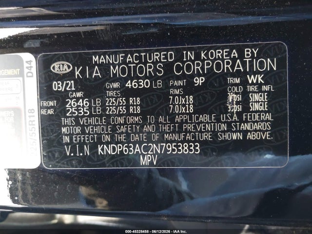 KIA Sportage Nightfall Edition 2022 KNDP63AC2N7953833 Image 9