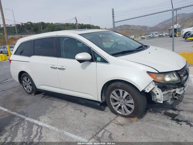 Auction sale of the 2016 Honda Odyssey Ex-l, vin: 5FNRL5H67GB054444, lot number: 45328530