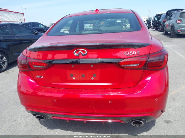 Aukcja sprzedaży 2024 Infiniti Q50 Red Sport 400 Awd, vin: JN1FV7DR4RM680538, numer aukcji: 45328737