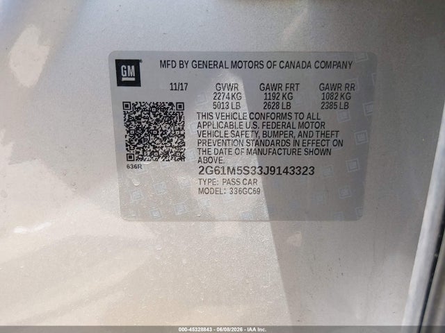 Cadillac XTS LUXURY 2018 2G61M5S33J9143323 Image 9