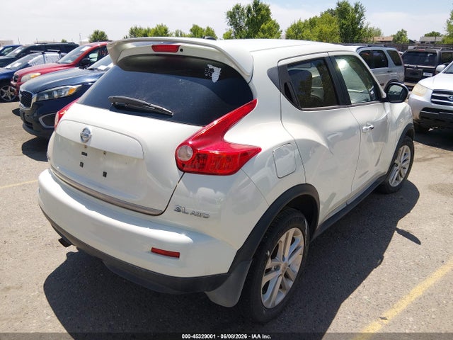 2011 Nissan Juke Sl მანქანა იყიდება აუქციონზე, vin: JN8AF5MV9BT015124, აუქციონის ნომერი: 45329001