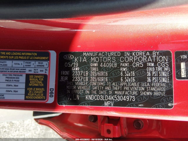 KIA Niro Plug-in Hybrid Ex 2019 KNDCD3LD4K5304973 Image 9