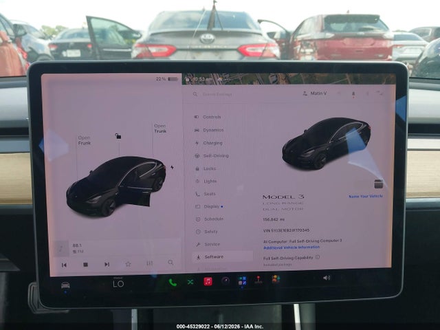 45329022 :رقم المزاد ، 5YJ3E1EB2JF170345 vin ، 2018 Tesla Model 3 Long Range/performance مزاد بيع