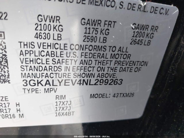 GMC Terrain Awd At4 2022 3GKALYEV4NL299263 Image 9