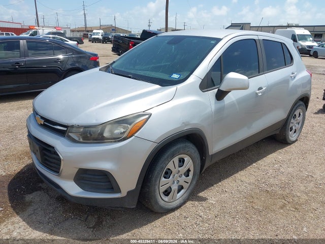 2017 Chevrolet Trax Ls მანქანა იყიდება აუქციონზე, vin: 3GNCJKSB4HL211308, აუქციონის ნომერი: 45329411