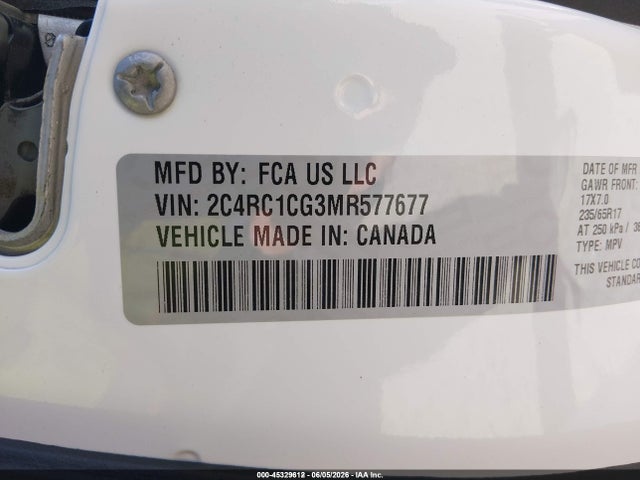 Chrysler Voyager Lx 2021 2C4RC1CG3MR577677 Image 9