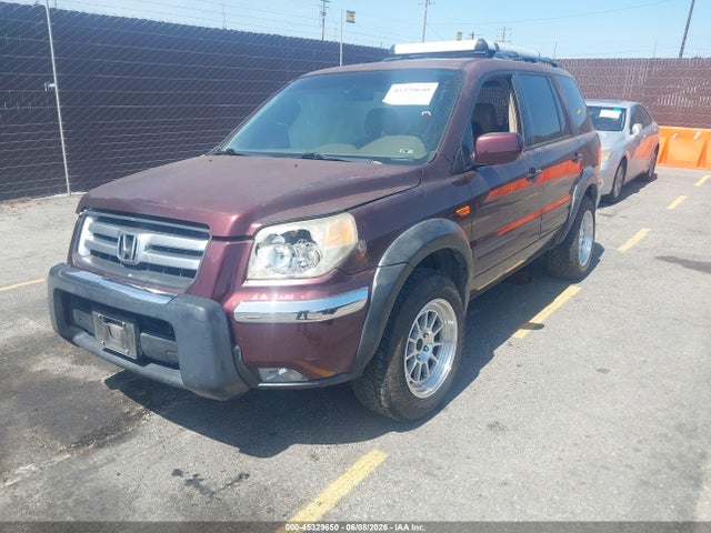 45329650 :رقم المزاد ، 2HKYF18637H503051 vin ، 2007 Honda Pilot Ex-l مزاد بيع
