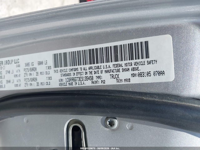 Aukcja sprzedaży 2014 Ram 1500 Big Horn, vin: 1C6RR6GT3ES135458, numer aukcji: 45329670