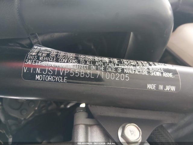 Suzuki Sv650 A/x 2020 JS1VP55B3L7100205 Image 10