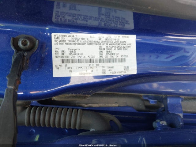 Aukcja sprzedaży 2013 Ford Focus St, vin: 1FADP3L95DL323169, numer aukcji: 45330004