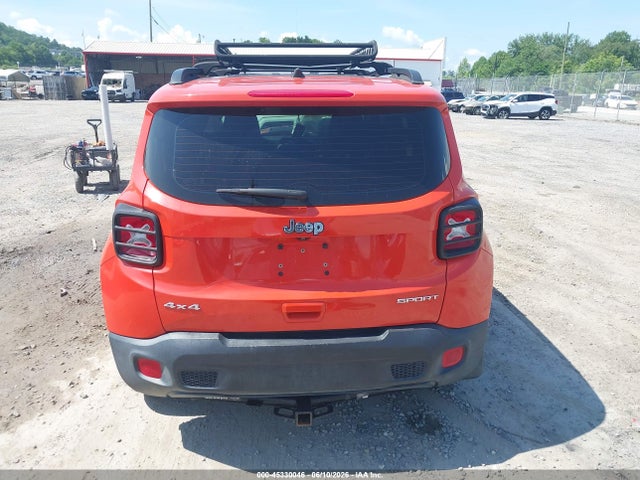 Продаж на аукціоні авто 2018 Jeep Renegade Sport 4x4, vin: ZACCJBAB5JPJ30936, номер лоту: 45330046