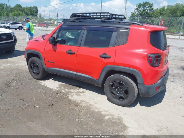Продаж на аукціоні авто 2018 Jeep Renegade Sport 4x4, vin: ZACCJBAB5JPJ30936, номер лоту: 45330046