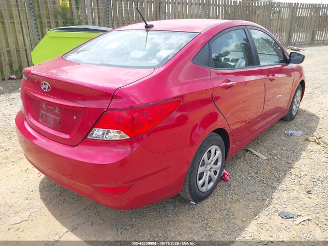 Продаж на аукціоні авто 2012 Hyundai Accent Gls, vin: KMHCT4AE8CU206150, номер лоту: 45330094