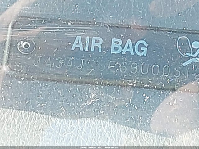 45330102 :رقم المزاد ، JA3AJ26E63U006123 vin ، 2003 Mitsubishi Lancer Es مزاد بيع
