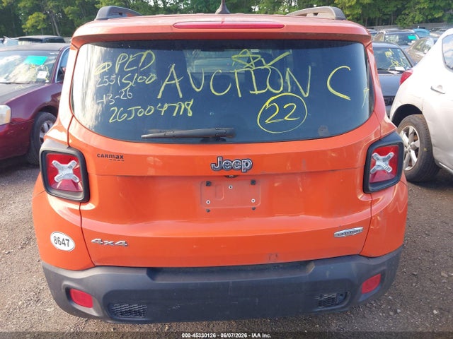45330126 :رقم المزاد ، ZACCJBBH3FPB77508 vin ، 2015 Jeep Renegade Latitude مزاد بيع