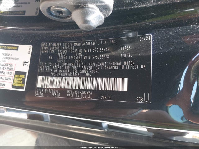 7MUFBABG0RV038946 Toyota Corolla Cross Hybrid Xse
