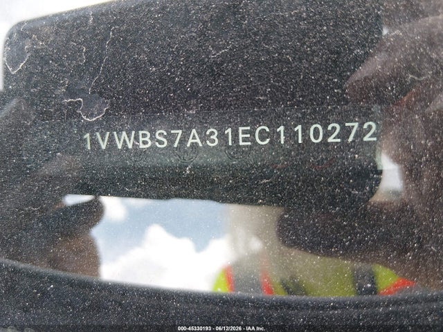 1VWBS7A31EC110272 Volkswagen Passat 1.8t Se