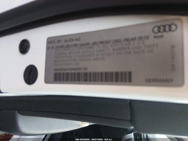 Продажа на аукционе авто 2017 Audi A4 Premium Plus, vin: WAUENAF43HN006135, номер лота: 45330288