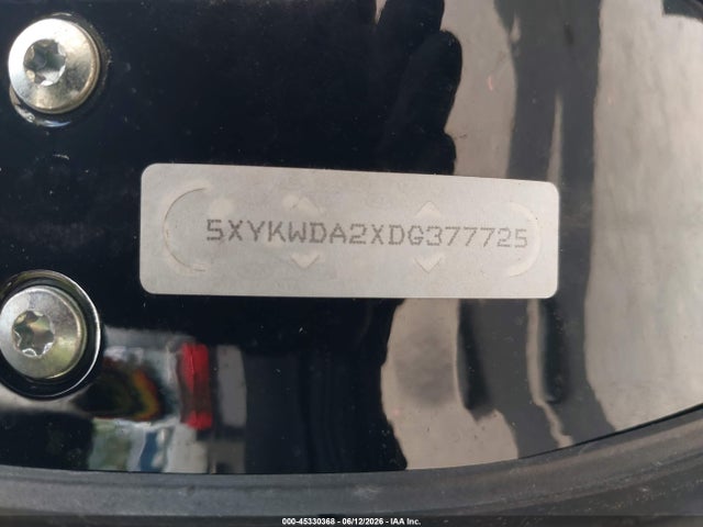 45330368 :رقم المزاد ، 5XYKWDA2XDG377725 vin ، 2013 Kia Sorento Sx V6 مزاد بيع